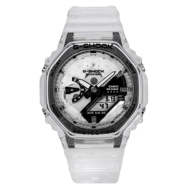 Casio G-Shock 40th Anniversary Clear Remix Limited Edition Analog Digital Quartz GA-2140RX-7A 200M Mens Watch