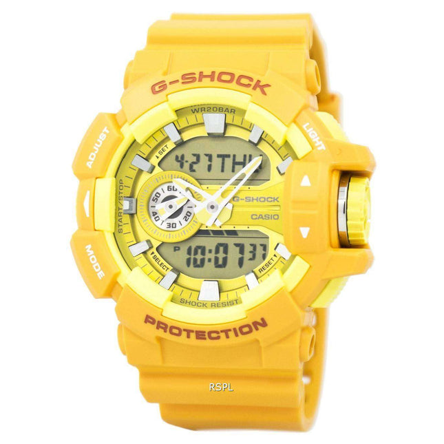 Casio G-Shock Analog-Digital 200M GA-400A-9A Mens Watch