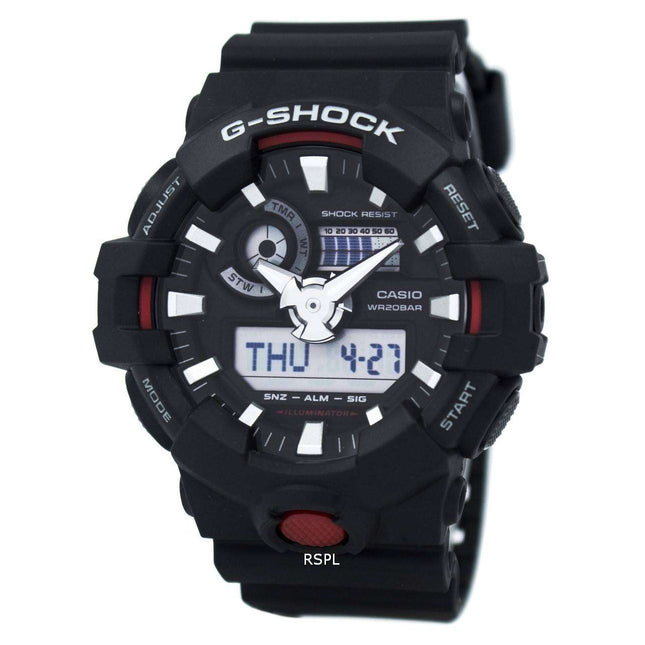 Casio G-Shock Illuminator Analog Digital GA-700-1A Men's Watch