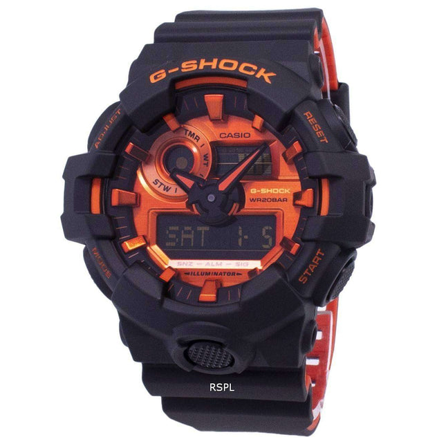 Casio G-Shock GA-700BR-1A GA700BR-1A Illuminator Quartz Analog Digital 200M Men's Watch