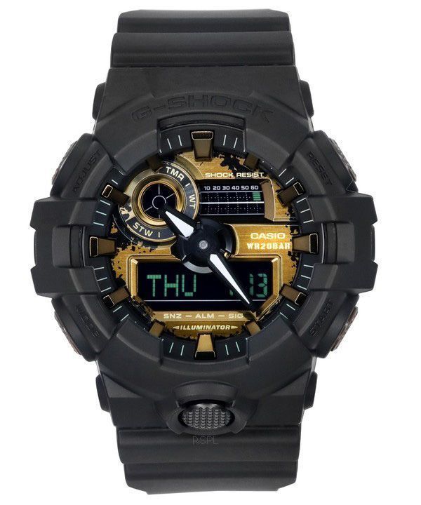 G shock ga 700 black gold deals
