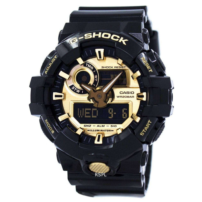 Casio G-Shock Analog Digital 200M GA-710GB-1A Men's Watch
