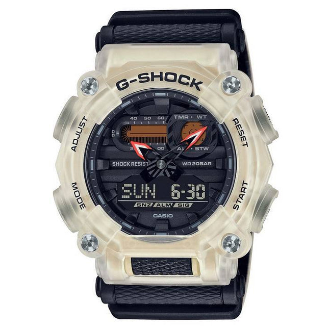 Casio G-Shock Tech Skeleton World Time Analog Digital GA-900TS-4A GA900TS-4 200M Mens Watch