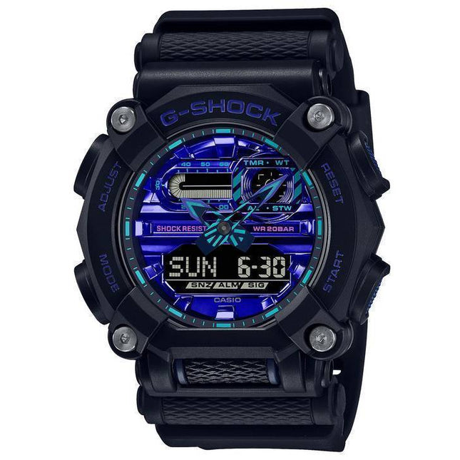 Casio G-Shock Virtual Analog Digital Quartz GA-900VB-1A GA900VB-1 200M Mens Watch