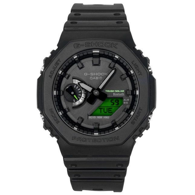Casio G-Shock Analog Digital Smartphone Link Black Dial Resin Solar GA-B2100BEG-1A 200M Men's Watch