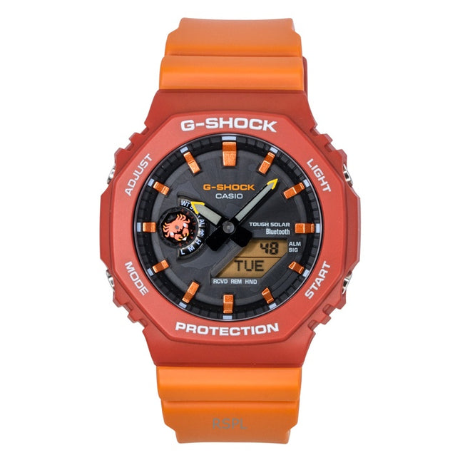 Casio G-Shock Charles Darwin Foundation Analog Digital Smartphone Link Black Dial Solar GA-B2100DF-4A 200M Men's Watch