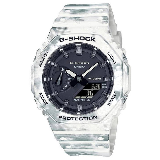 Casio G-Shock Analog Digital Black Dial Quartz GAE-2100GC-7A GAE2100GC-7 200M Mens Watch