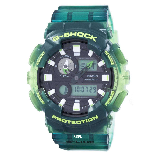 Casio G-Shock G-LIDE Tide Graph Thermometer Moon Phase GAX-100MSA-3A Men's Watch