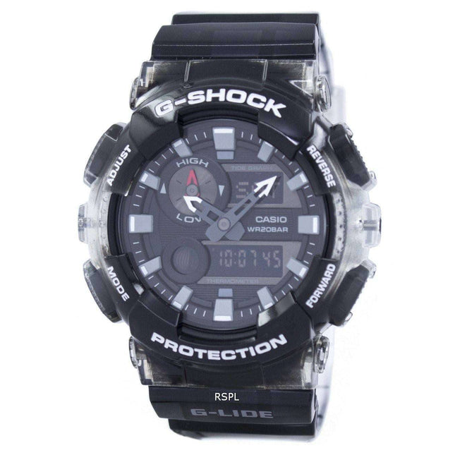 Casio G-Shock G-LIDE Tide Graph Thermometer Moon Phase GAX-100MSB-1A Men's Watch