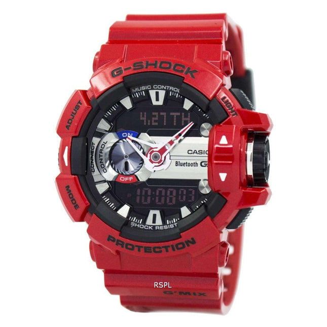 Casio G-Shock GMIX Bluetooth Smart World Time Analog-Digital GBA-400-4A Mens Watch