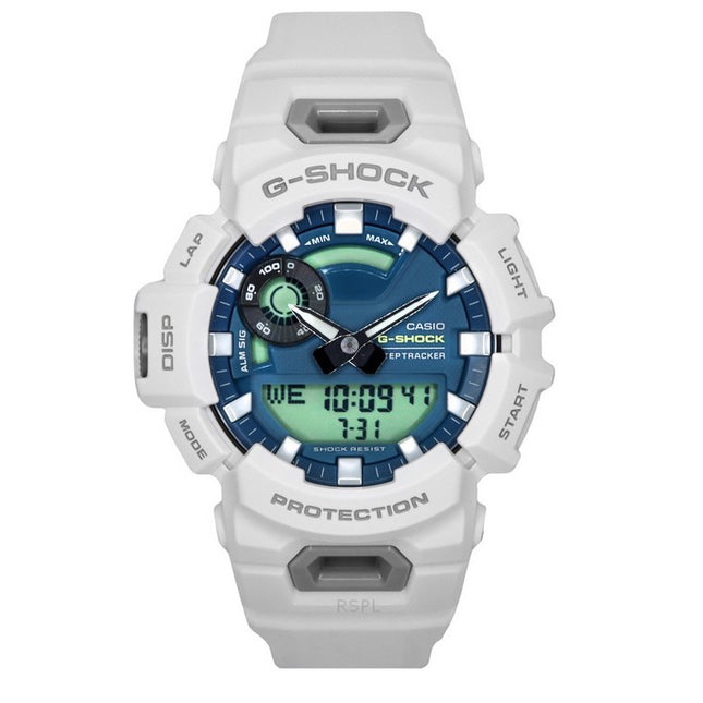 Casio G-Shock G-Squad Analog Digital Smartphone Link Bio-Based Resin Strap Blue Dial Quartz GBA-900CB-7A 200M Men's Watch