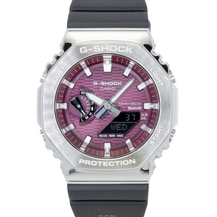 Casio G-Shock G-Steel Bio-Based Resin Strap Smartphone Link Analog Digital Pink Dial Solar GBM-2100A-4B 200M Men's Watch
