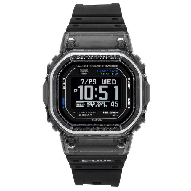 Casio G-Shock G-Lide Smartphone Link Digital Bio-Based Resin Strap Solar GBX-H5600-1 200M Men's Watch