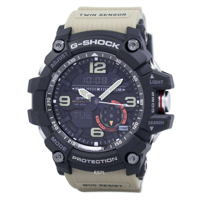 Casio G-Shock Mudmaster Analog Digital Twin Sensor GG-1000-1A5 Men's Watch