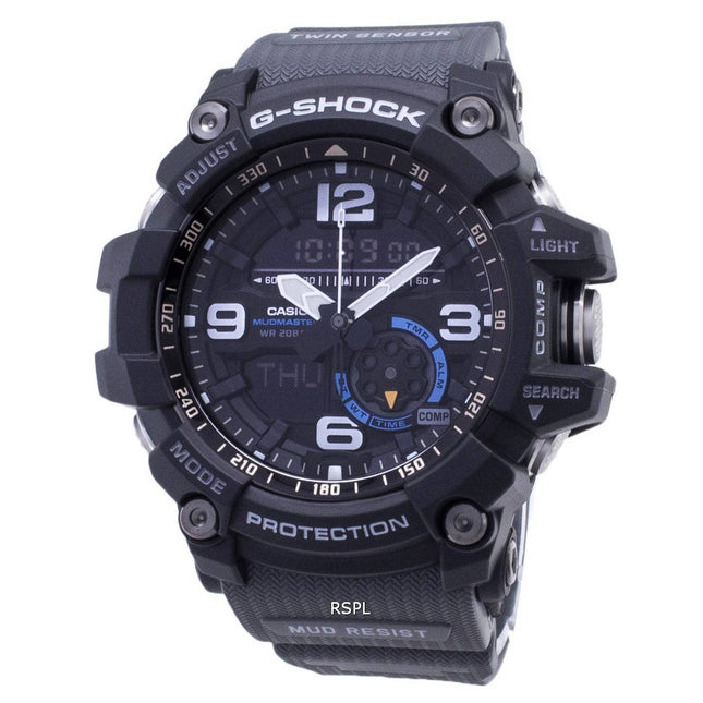 Casio G-Shock GG-1000-1A8 GG1000-1A8 Mudmaster Twin Sensor 200M Analog Digital Men's Watch