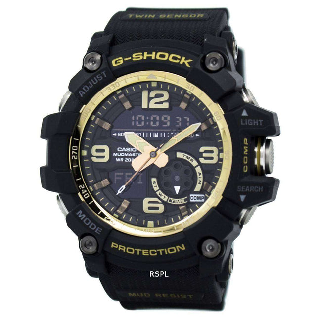 Casio G-Shock MUDMASTER Analog-Digital World Time Alarm GG-1000GB-1A Men's Watch