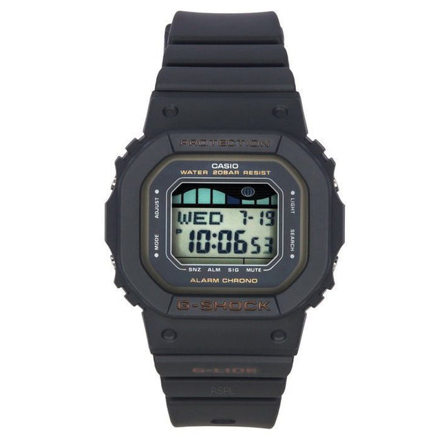 Casio G-Shock G-Lide Digital With Tide And Moon Graphs Quartz GLX-S5600-1 200M Women's Watch