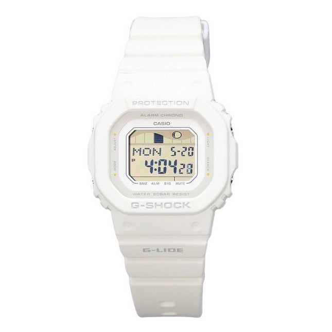 Casio G-Shock G-Lide Digital White Bio Based Resin Strap Quartz GLX-S5600-7B 200M Women's Watch