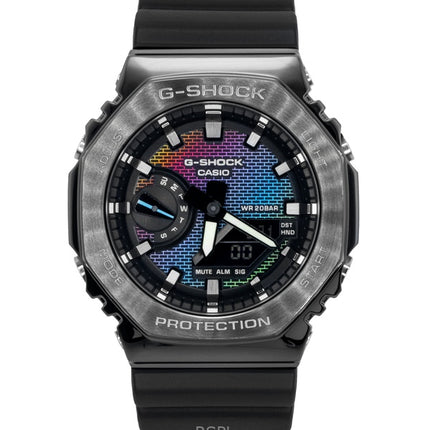 Casio G-Shock G-Steel Analog Digital Bio-Based Resin Strap Multicolor Dial Quartz GM-2100BRW-1A 200M Men's Watch