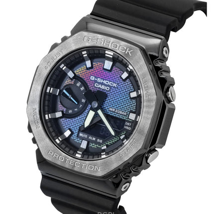Casio G-Shock G-Steel Analog Digital Bio-Based Resin Strap Multicolor Dial Quartz GM-2100BRW-1A 200M Men's Watch