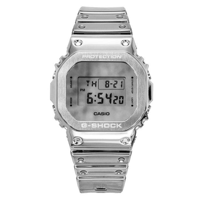 Casio G-Shock G-Steel Fine Metallic Digital Silicone Strap Quartz GM-5600YM-8A8 200M Men's Watch