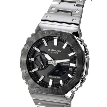 Casio G-Shock Analog Digital Full Metal Smartphone Link Black Dial Solar GM-B2100BT-1A 200M Men's Watch