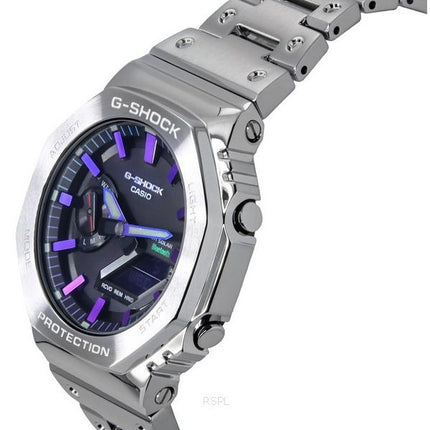 Casio Watches G-Shock Full Metal 40th Anniversary Analog Digital Smartphone Link Bluetooth Solar GM-B2100PC-1A 200M Men's Watch