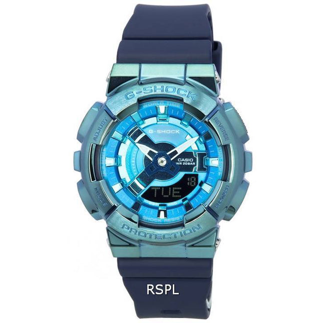Casio G-Shock Blue Analog Digital Quartz GM-S110LB-2A GMS110LB-2 200M Women's Watch
