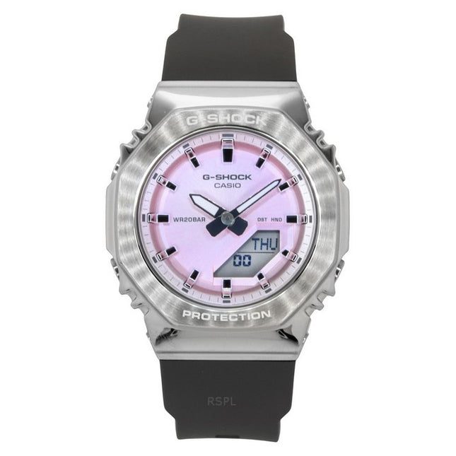 Casio G-Shock Analog Digital Bio-Based Resin Strap Pink Dial Quartz GM-S2110-4A 200M Women's Watch