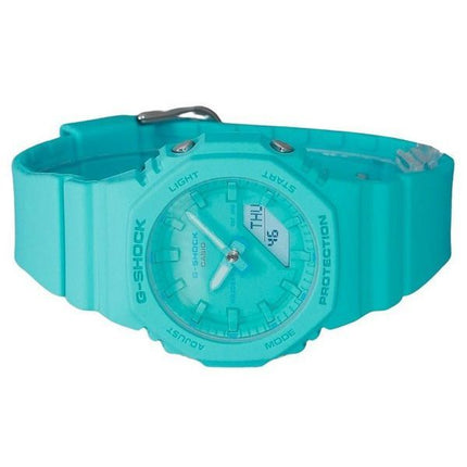 Casio G-Shock Analog Digital Resin Strap Turquoise Dial Quartz GMA-P2100-2A 200M Women's Watch