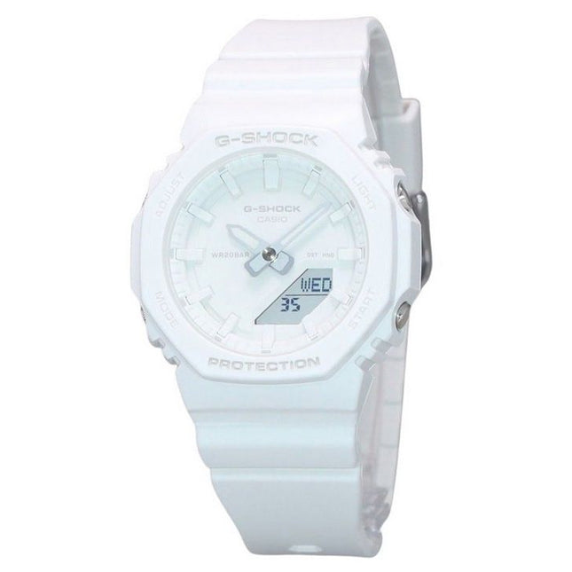 Casio G-Shock Analog Digital Resin Strap White Dial Quartz GMA-P2100-7A 200M Women's Watch