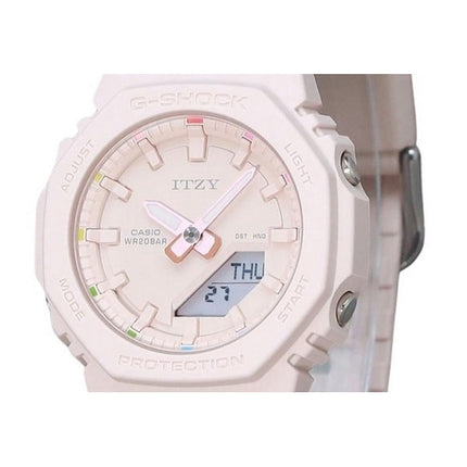 Casio G-Shock Analog Digital ITZY Collaboration Light Pink Dial Quartz GMA-P2100IT-4A 200M Women's Watch