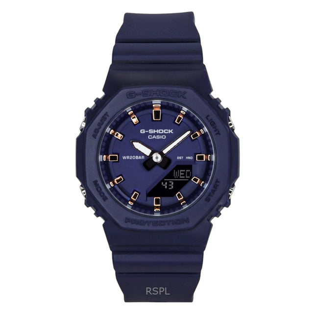 Casio G-Shock Analog Digital Resin Strap Blue Dial Quartz GMA-P2100M-2A 200M Women's Watch