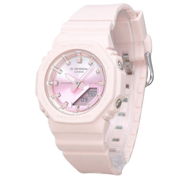 Casio G-Shock Analog Digital Sunset Glow Series Bio Based Resin Strap Pink Dial Quartz GMA-P2100SG-4A 200M Women's Watch