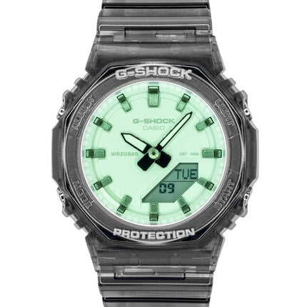 Casio G-Shock Analog Digital Green Dial Resin Strap Quartz GMA-P2100SR-1A 200M Women's Watch