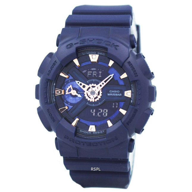Casio G-Shock S Series Analog Digital World Time GMA-S110CM-2A Men's Watch