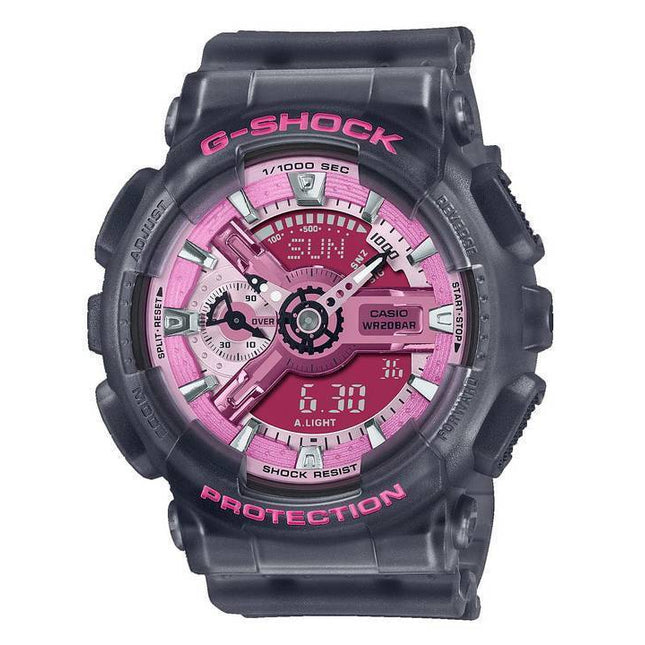 Casio G-shock Analog Digital Quartz GMA-S110NP-8A GMAS110NP-8 200M Womens Watch