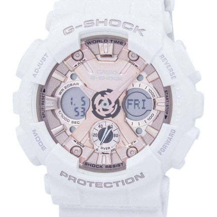 Casio G-Shock Shock Resistant World Time Analog Digital GMA-S120MF-7A2 Men's Watch
