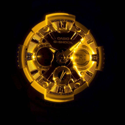 Casio G-Shock Shock Resistant World Time Analog Digital GMA-S120MF-7A2 Men's Watch