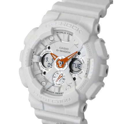 Casio G-Shock Analog Digital Bio-Based Resin White Dial Quartz GMA-S120SA-7A1 200M Women's Watch