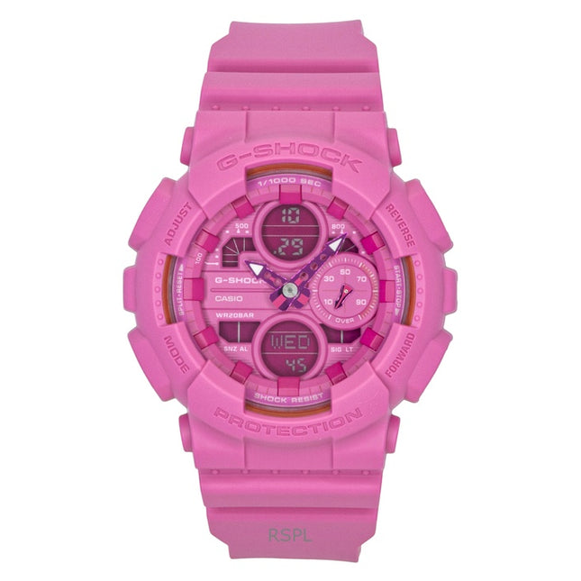 Casio G-Shock Pink Ribbon Bio-Based Resin Strap Analog Digital Pink Dial Quartz GMA-S145PK-4A 200M Women's Watch