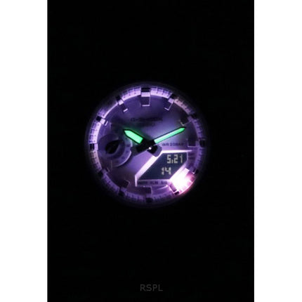Casio G-Shock Natures Colour Series Analog Digital Purple Dial Quartz GMA-S2100NC-8A 200M Women's Watch