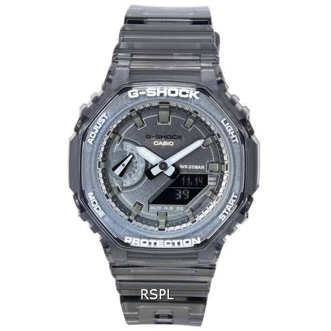 Casio G-Shock Metallic Skeleton Analog Digital Quartz GMA-S2100SK-1A GMAS2100SK-1 200M Women's Watch