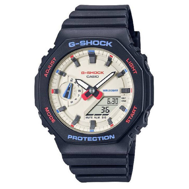 Casio G-Shock Tricolor Design Analog Digital Quartz GMA-S2100WT-1A GMAS2100WT-1 200M Womens Watch