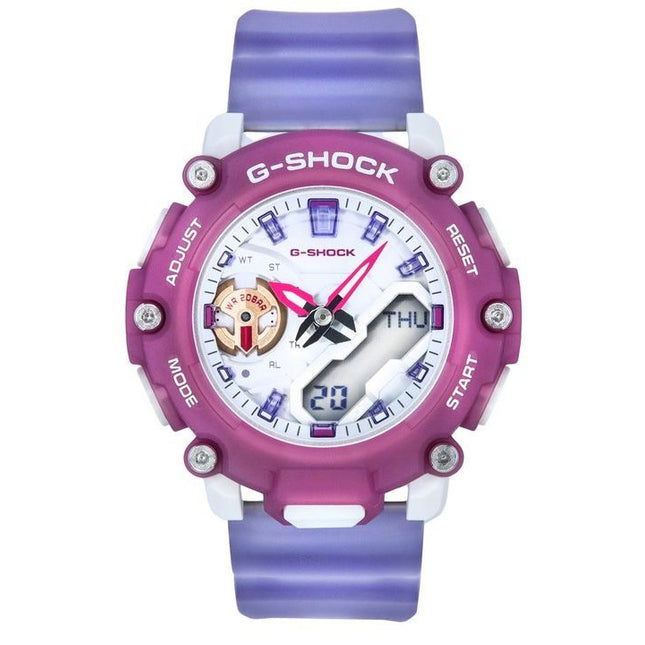 Casio G-Shock Analog Digital Translucent Resin Strap Quartz GMA-S2200PE-6A 200M Women's Watch
