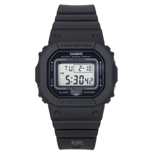 Casio G-Shock Digital Black Resin Strap Black Dial Quartz GMD-S5600BA-1 200M Women's Watch