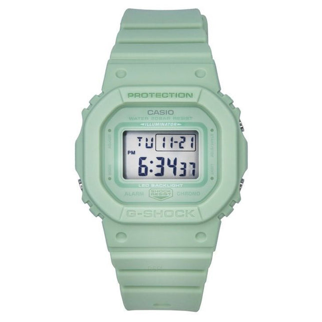 Casio G-Shock Digital Green Resin Strap Green Dial Quartz GMD-S5600BA-3 200M Women's Watch