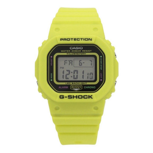 Casio G-Shock Energy Pack Series Digital Yellow Bio Based Resin Strap Quartz GMD-S5600EP-9 200M Women's Watch