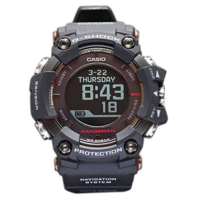 Casio G-Shock GPR-B1000-1JR Rangeman Triple Sensor GPS 200M Men's Watch