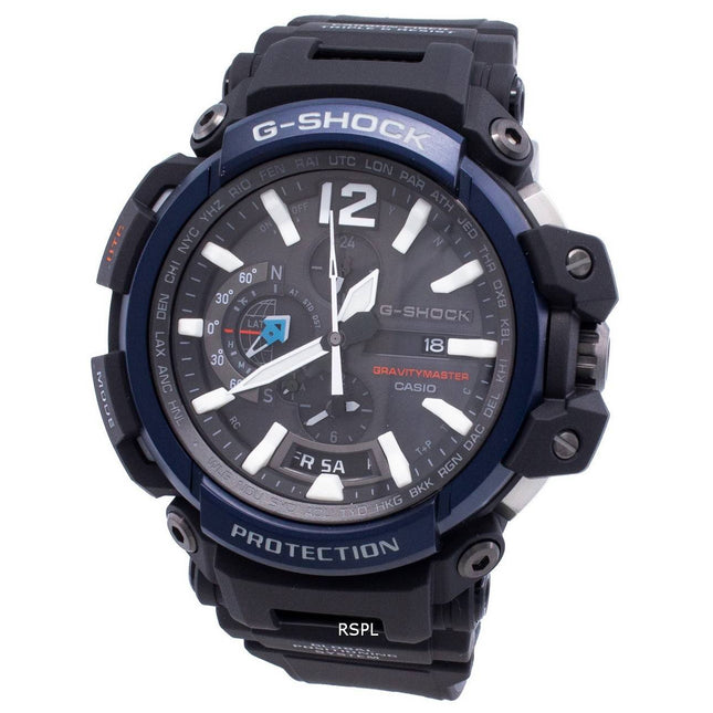 Casio G-Shock GRAVITYMASTER GPW-2000-1A2 World Time Solar 200M Men's Watch